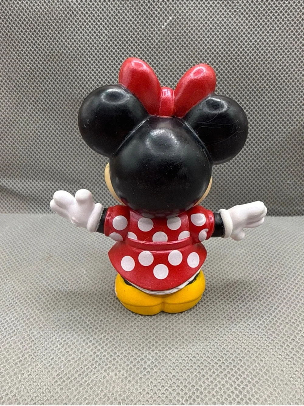 MINNIE MOUSE Disney LITTLE PEOPLE 2022 Mattel Red and White Polka Dot Dress Bow